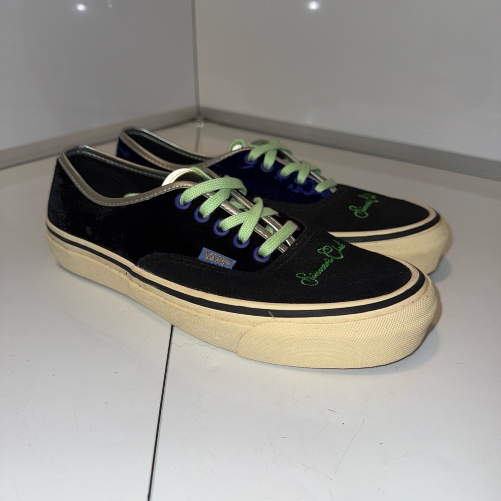 Vans Authentic LX Feature X Vault OG Shoes Mens 7.5 Womens 9 Suede Sinners Club